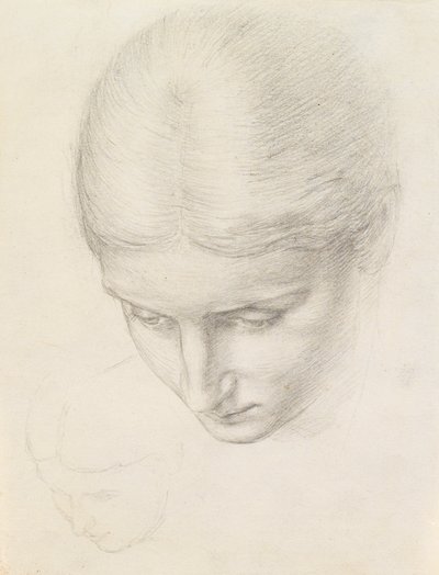 Studie einer Frau, ca. 1868-71 von Edward John Poynter